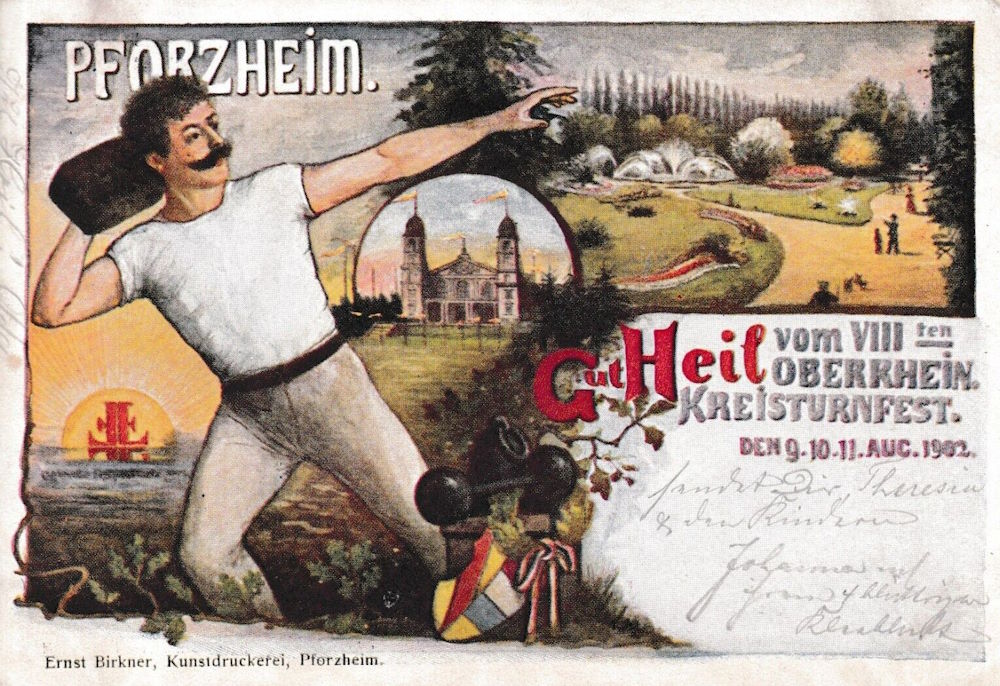1902 Kreisturnfest  Pforzheim