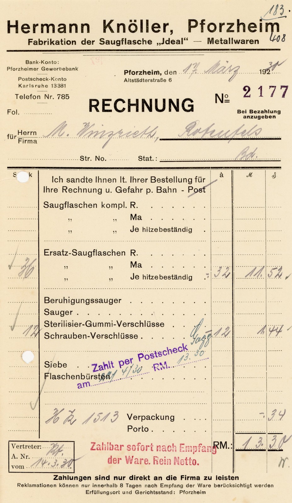Altst&auml;dter Stra&szlig;e 6 / Gymnasiumstra&szlig;e  Pforzheim