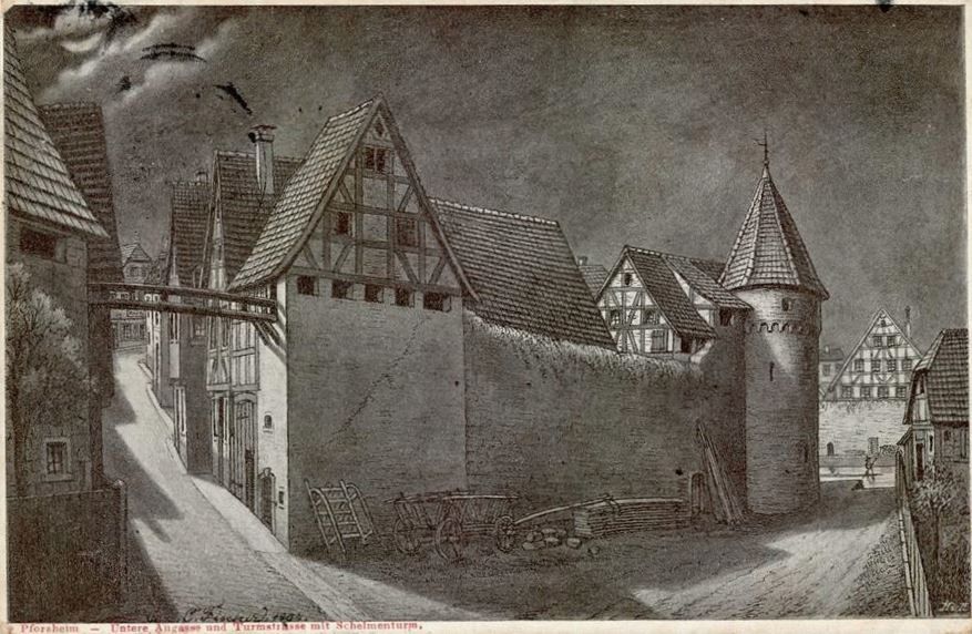 Untere Augasse 27 / Schelmenturmstra&szlig;e (Turmstra&szlig;e)  Pforzheim
