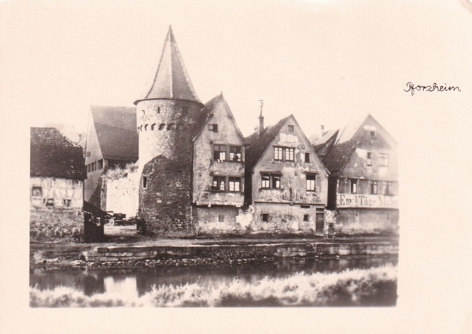 Pflügerstraße (Untere Augasse 31) / Schelmenturmsstraße (Thurmstraße)  Pforzheim Pflügerstraße (Untere Augasse 31) / Schelmenturmsstraße (Thurmstraße)  Pforzheim