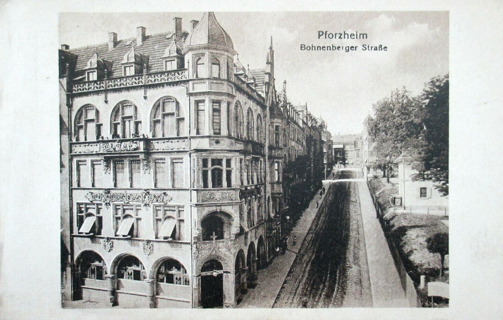 Westliche Karl-Friedrich-Straße 88 / Goethestraße (Bohnenberger Straße)  Pforzheim